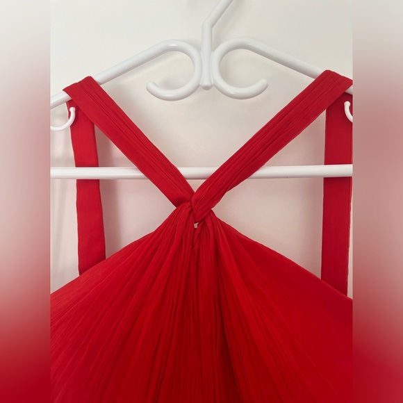 Red Silk J Crew Dress - Picture 4 of 10